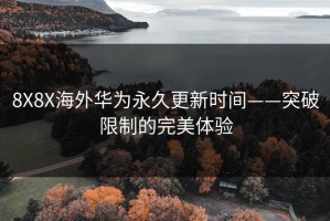 8X8X海外华为永久更新时间——突破限制的完美体验